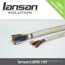 LANSAN Cable de alta velocidad del teléfono 100p con la chaqueta del PVC Conductor desnudo de 0.5mm CE UL ISO APROBACIÓN